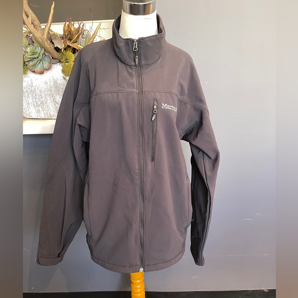 Marmot Mens Altitude Softshell Full Zip Performance Jacket Black Large